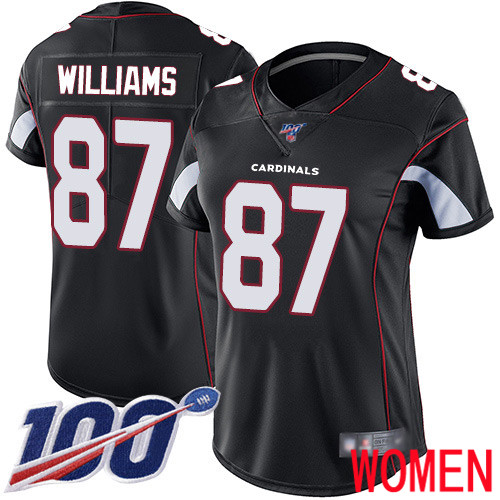 Arizona Cardinals Limited Black Women Maxx Williams Alternate Jersey NFL Football #87 100th Season Vapor Untouchable->women nfl jersey->Women Jersey